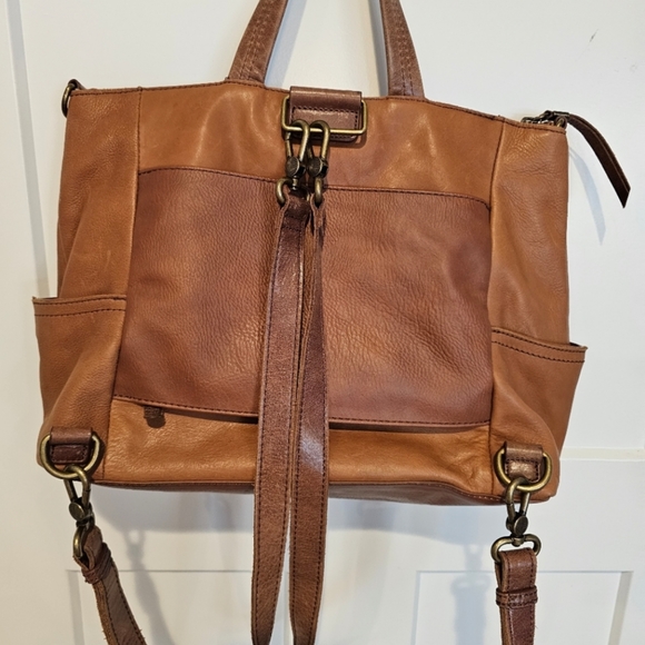 The Sak heritage leather convertible backpack messenger bag, nwot main image 10